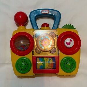 Little Tikes Yellow & Blue Musical Activity Radio for Toddlers